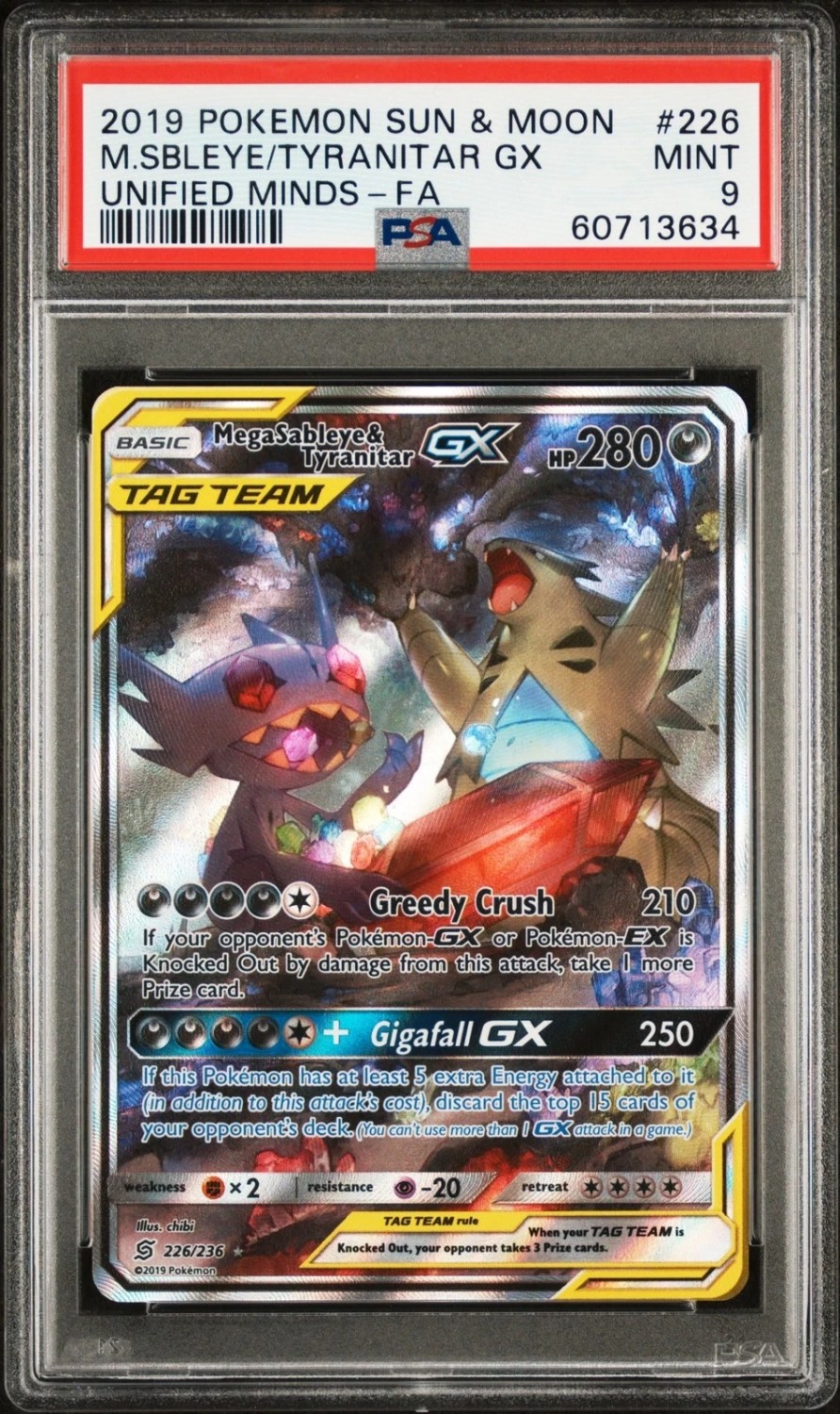 Mega Sableye & Tyranitar GX