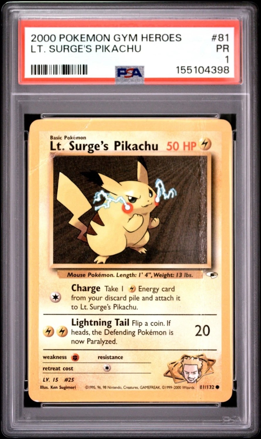Lt. Surge's Pikachu