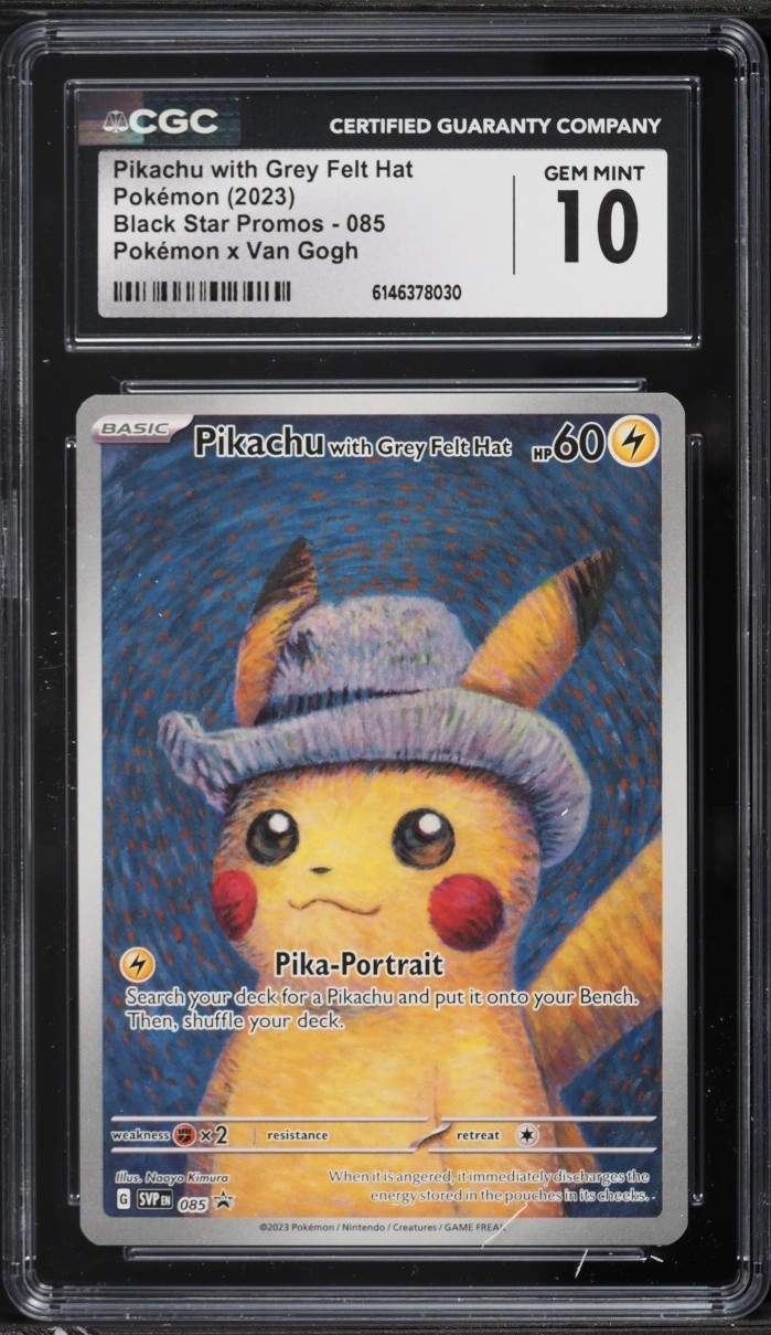 Pikachu/Grey Felt Hat