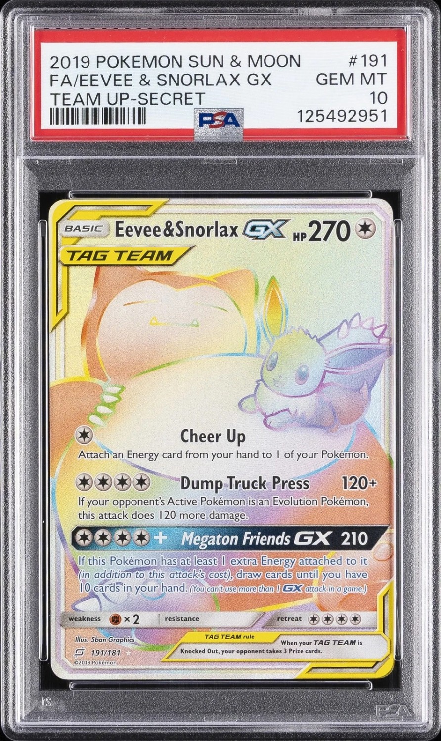 Eevee & Snorlax GX