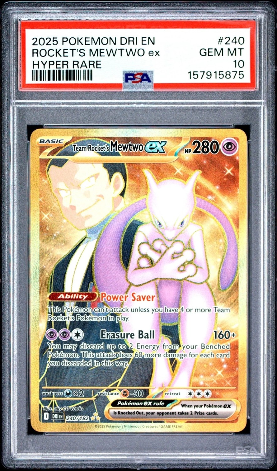 ROCKET'S MEWTWO ex
