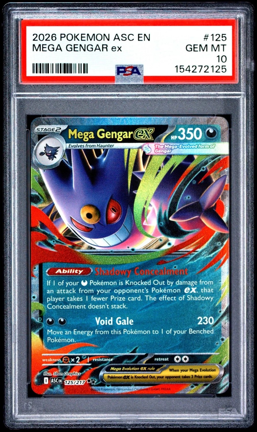 MEGA GENGAR ex