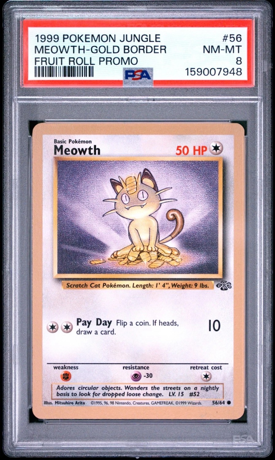 Meowth-Gold Border