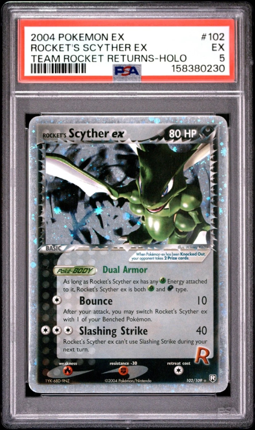Rocket's Scyther EX