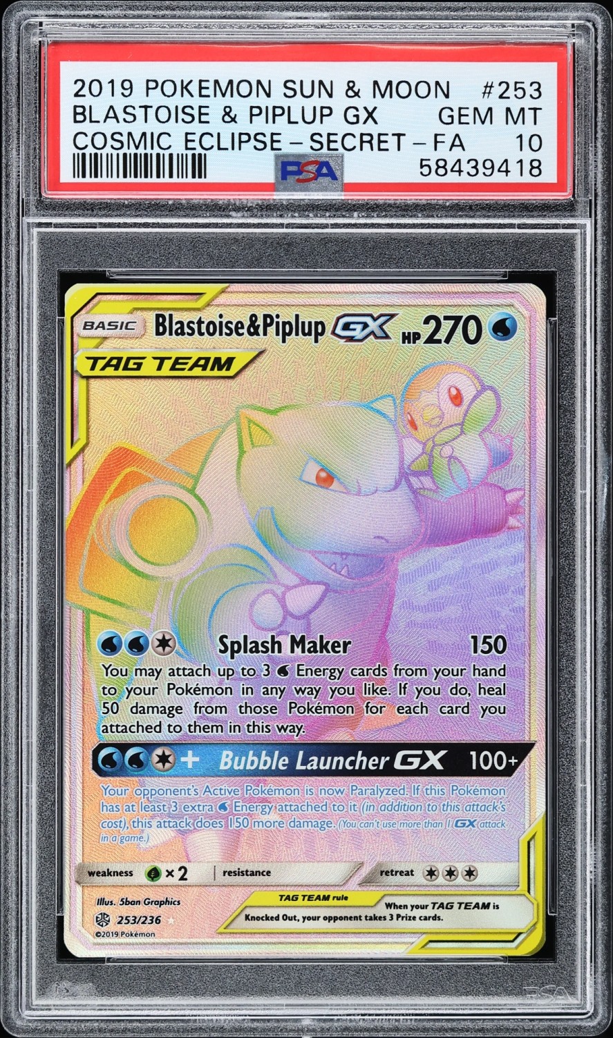 Blastoise & Piplup GX