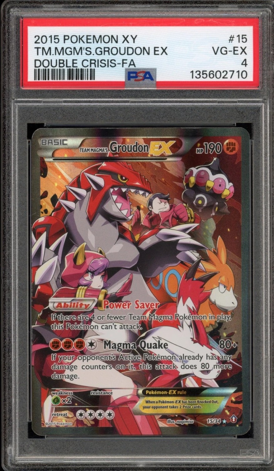 Team Magma's Groudon EX