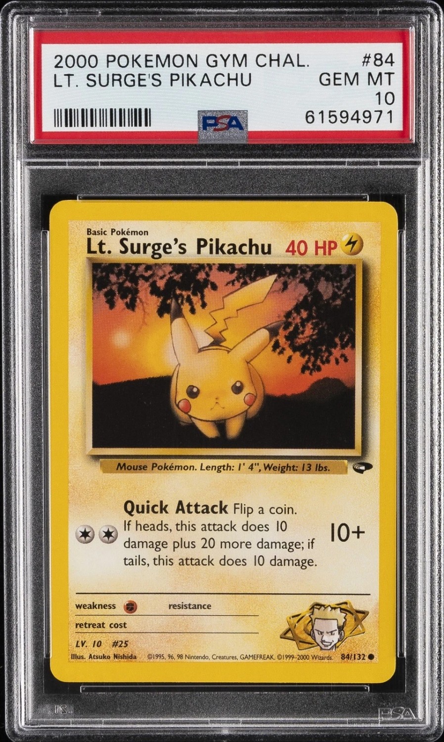Lt. Surge's Pikachu