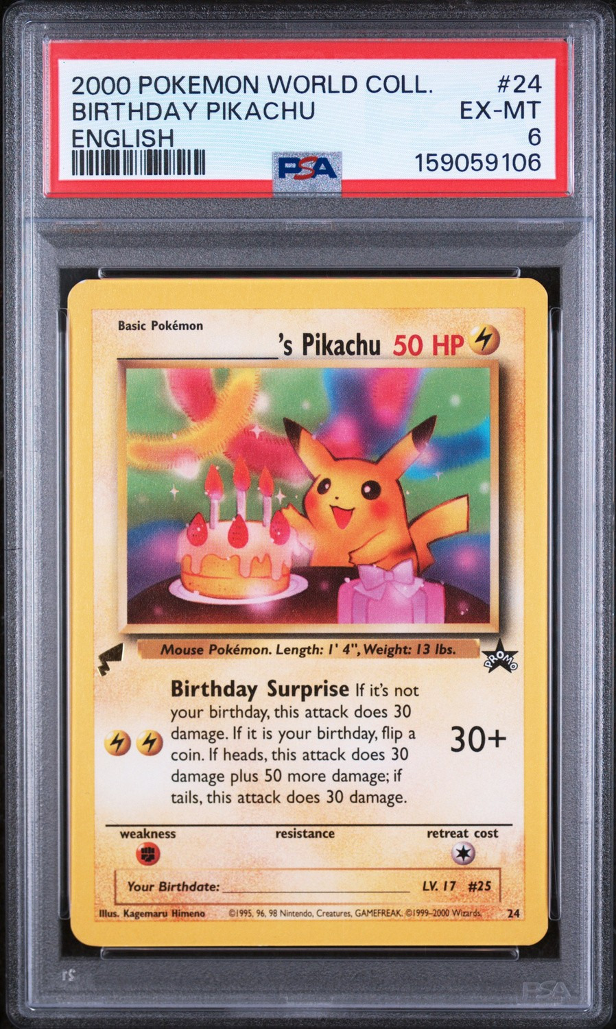 Birthday Pikachu