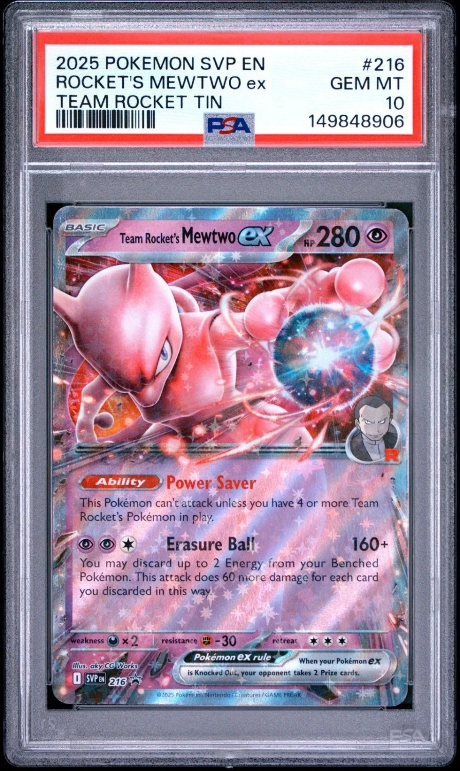 ROCKET'S MEWTWO ex