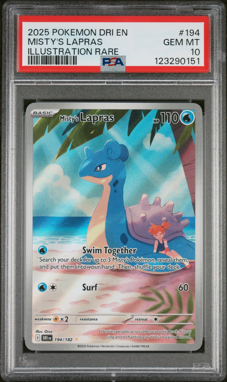 Misty's Lapras