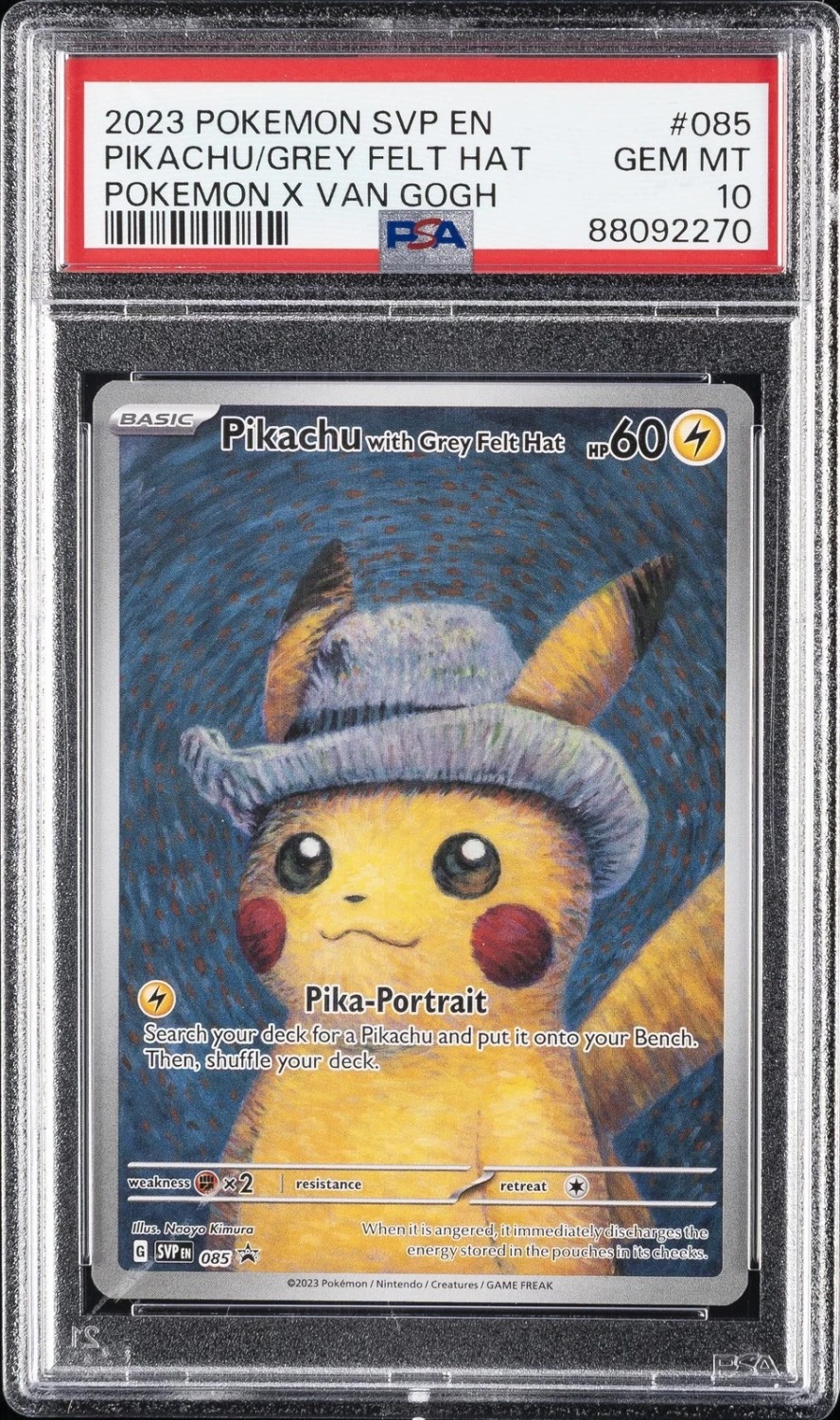 Pikachu/Grey Felt Hat