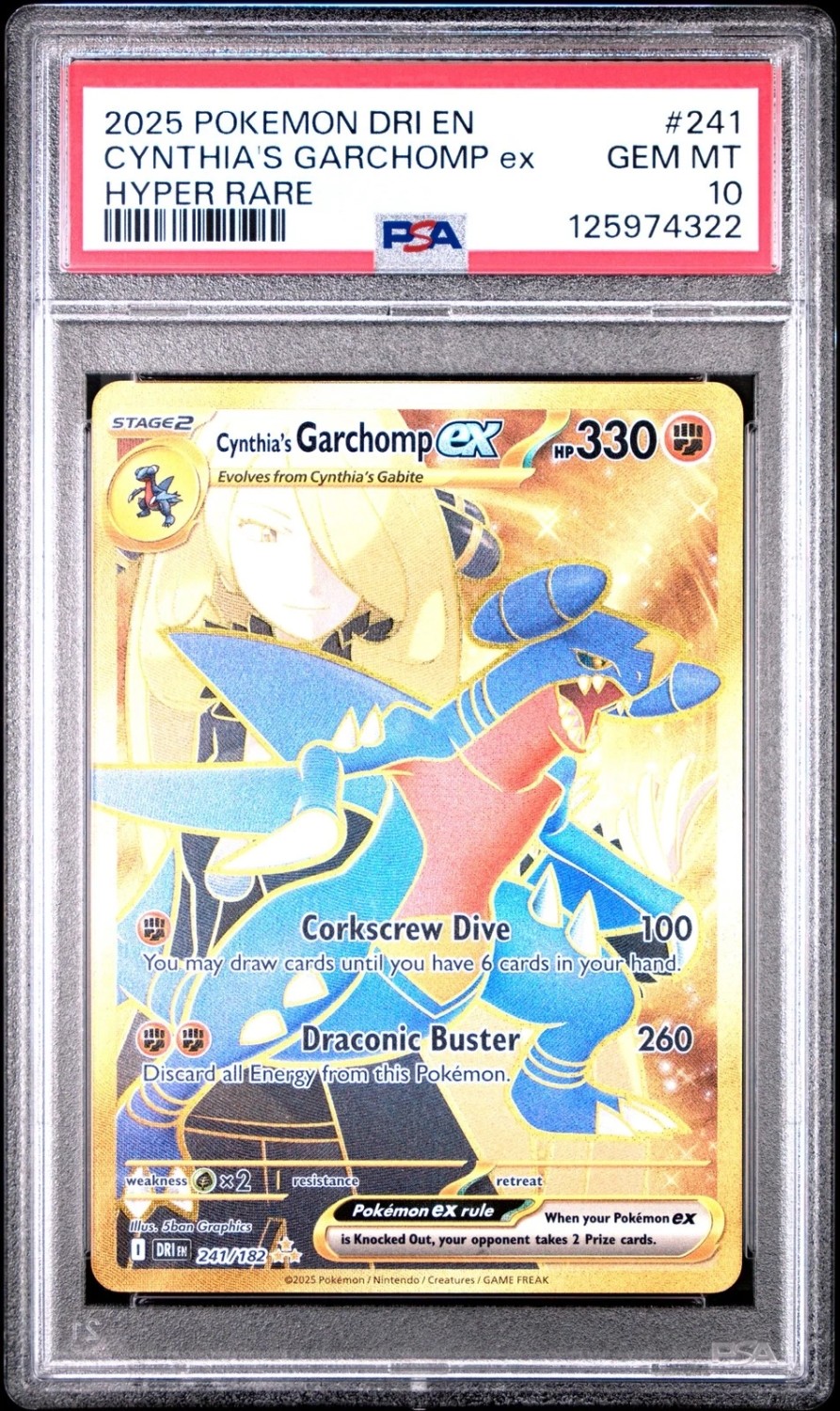 CYNTHIA'S GARCHOMP ex