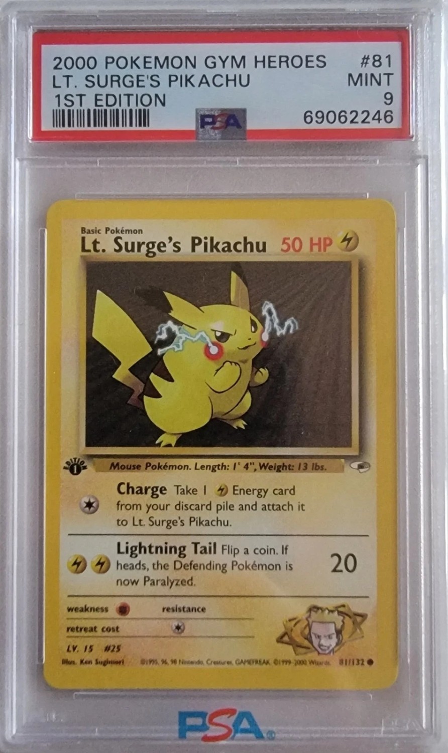 Lt. Surge's Pikachu