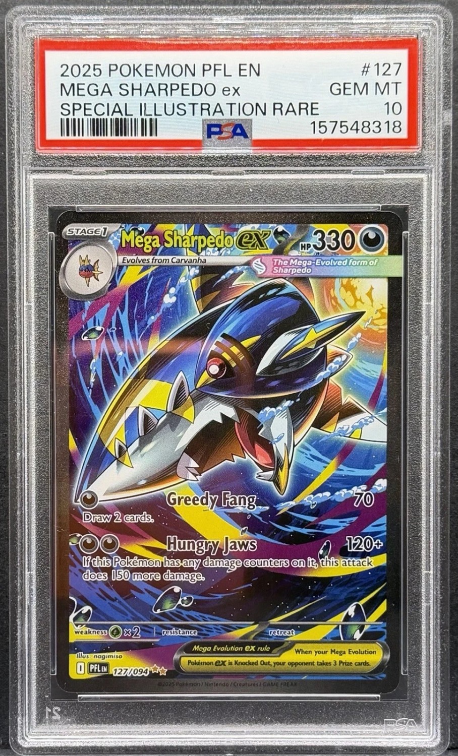 MEGA SHARPEDO ex