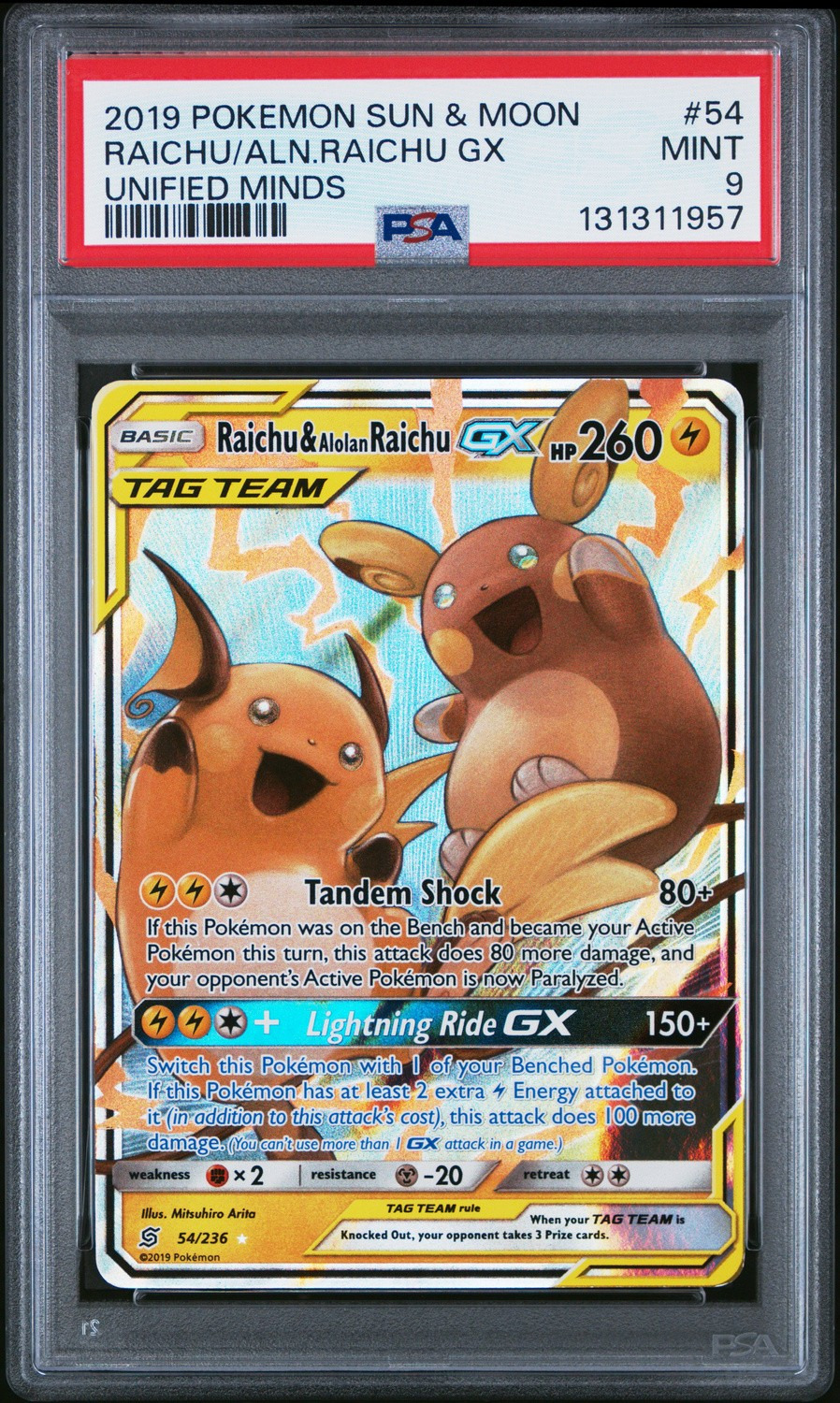 Raichu & Alolan Raichu GX