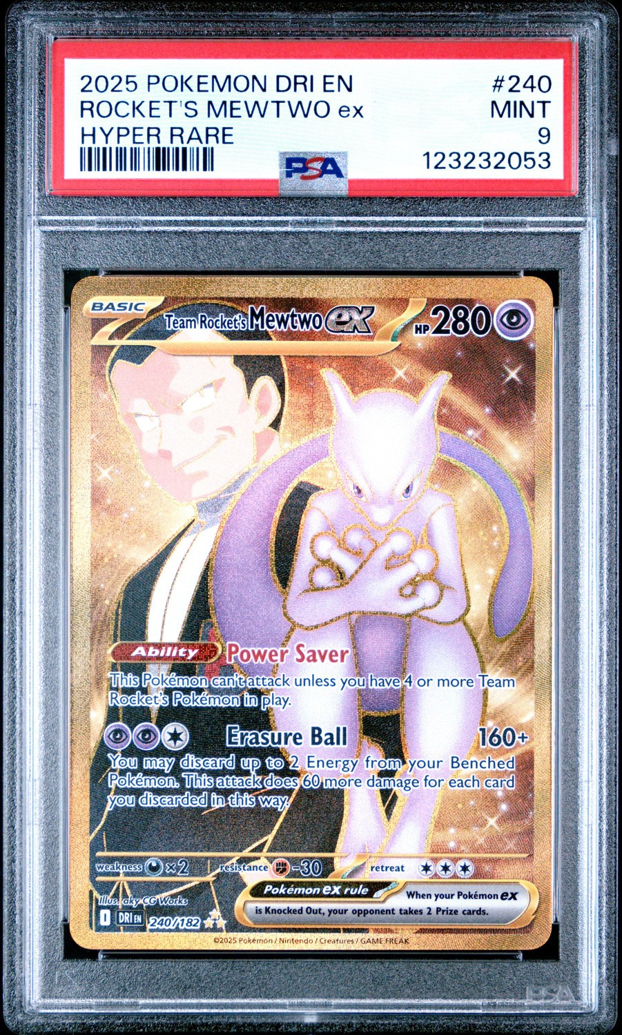 ROCKET'S MEWTWO ex