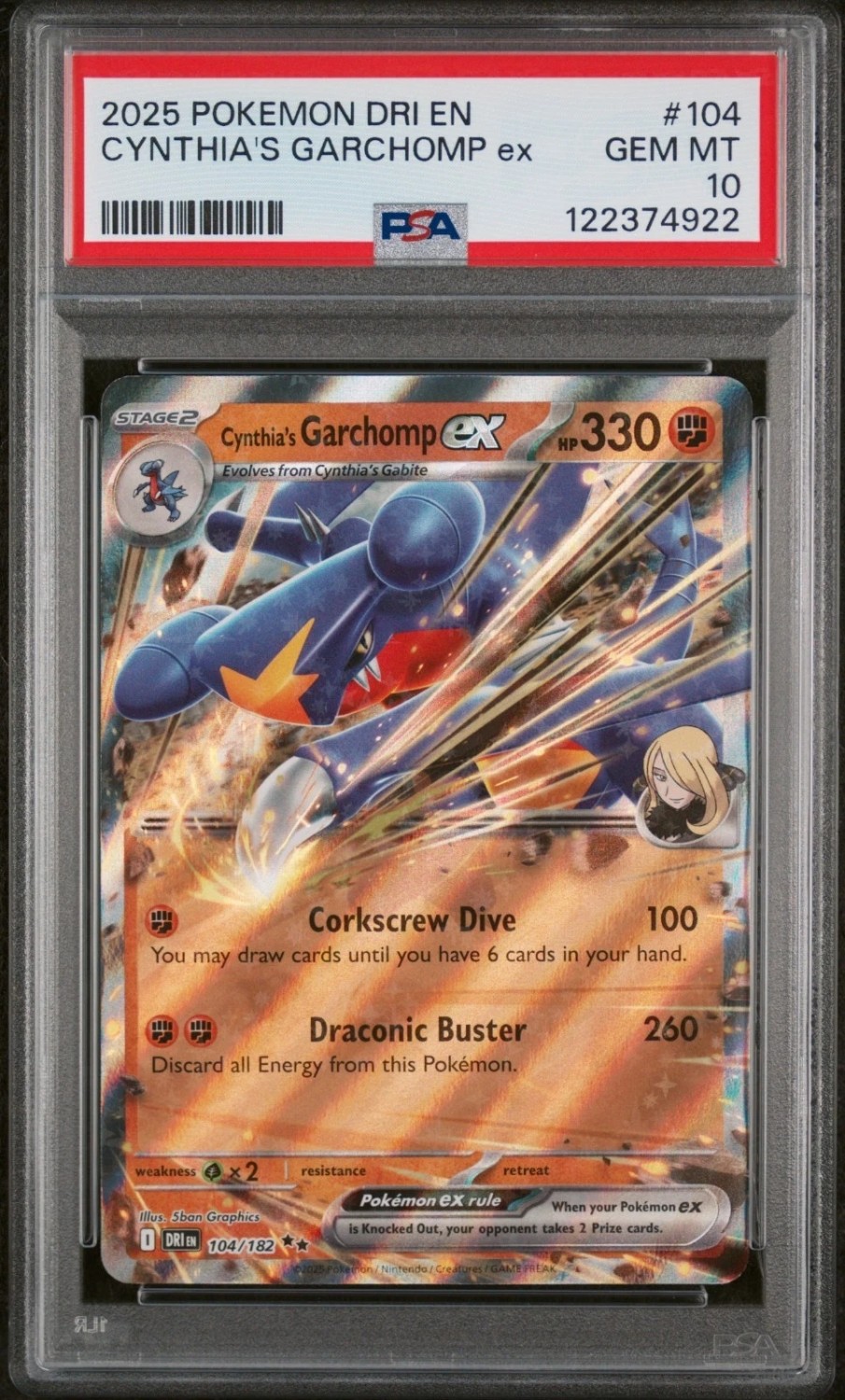 CYNTHIA'S GARCHOMP ex