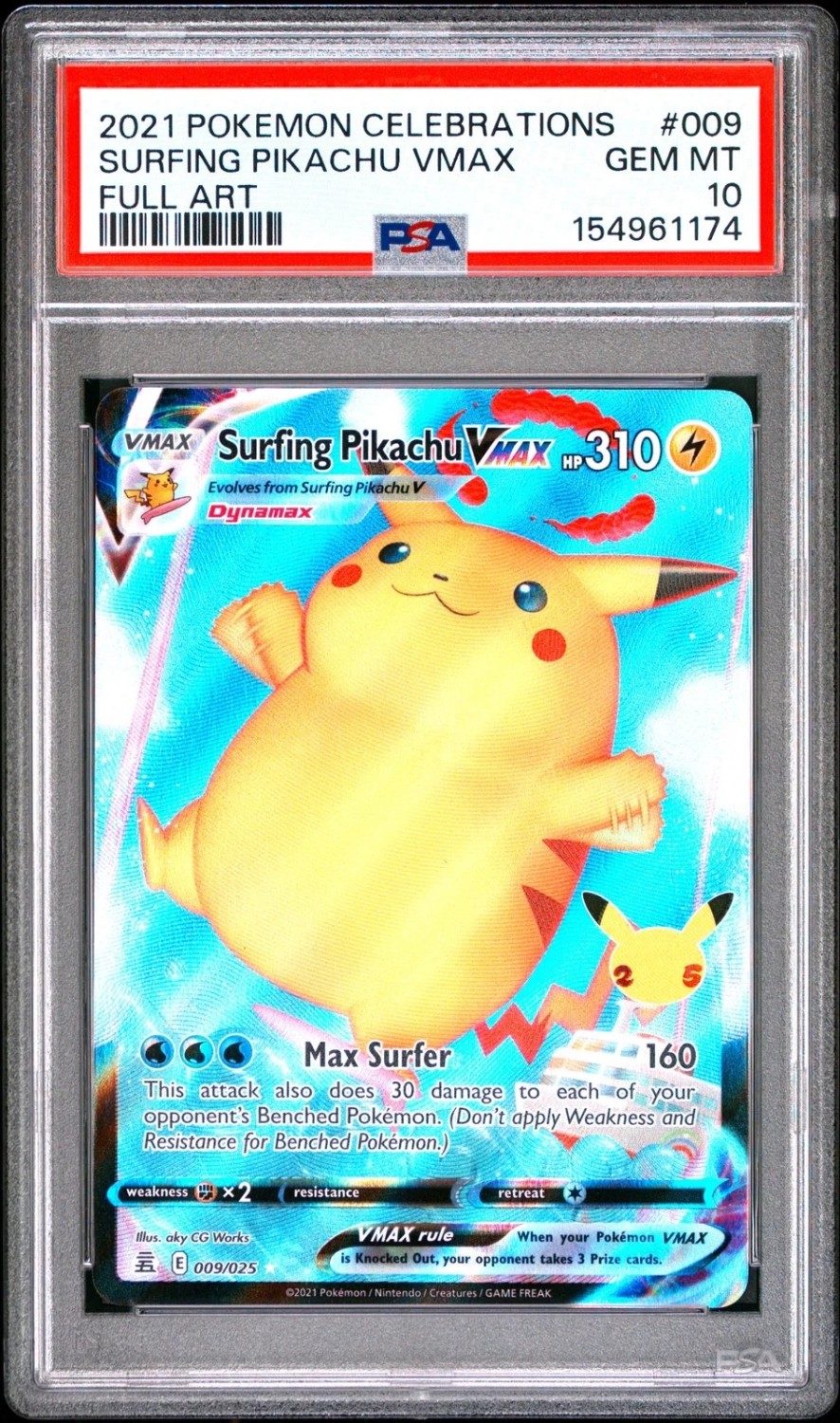 Surfing Pikachu VMAX