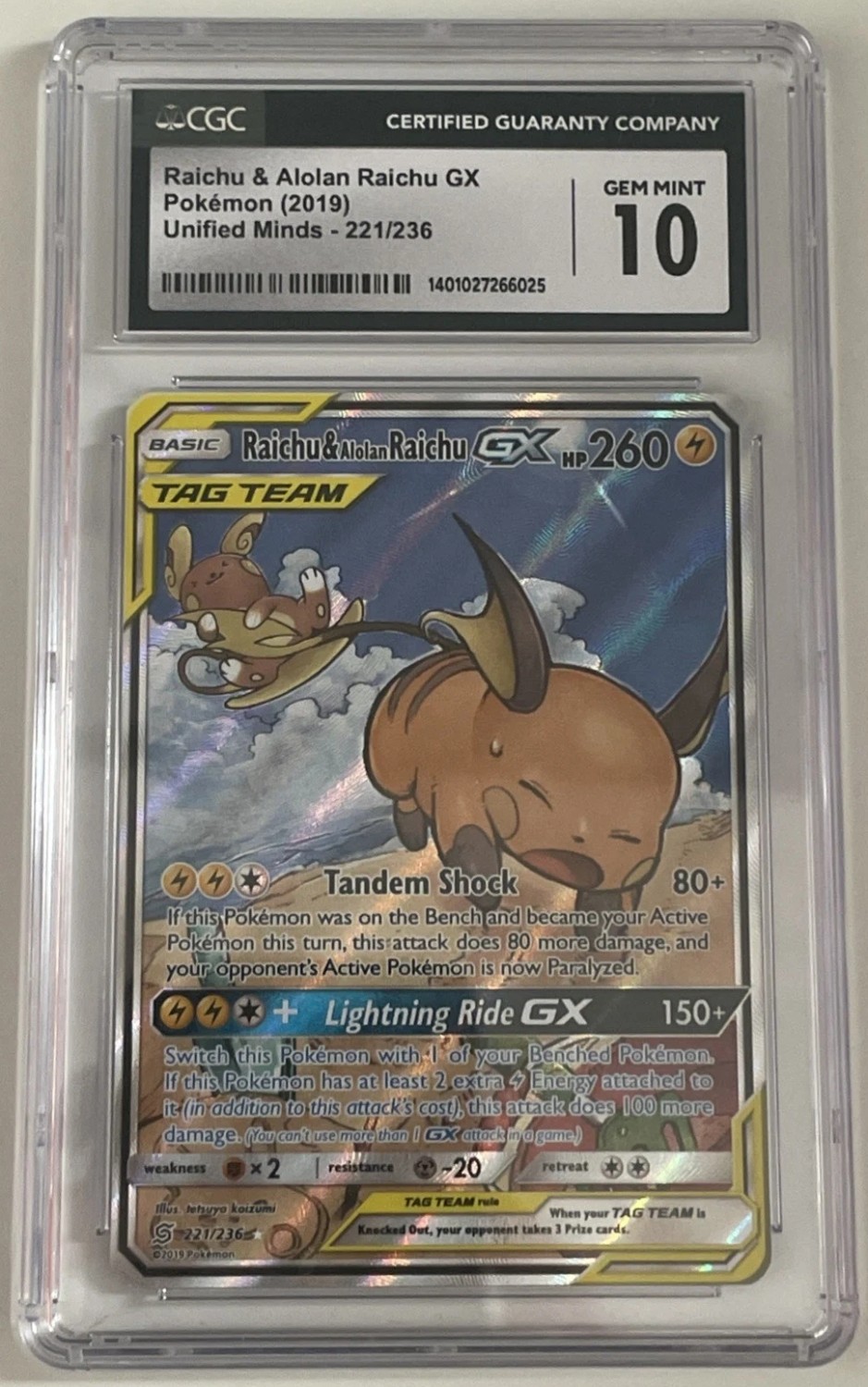 Raichu & Alolan Raichu GX