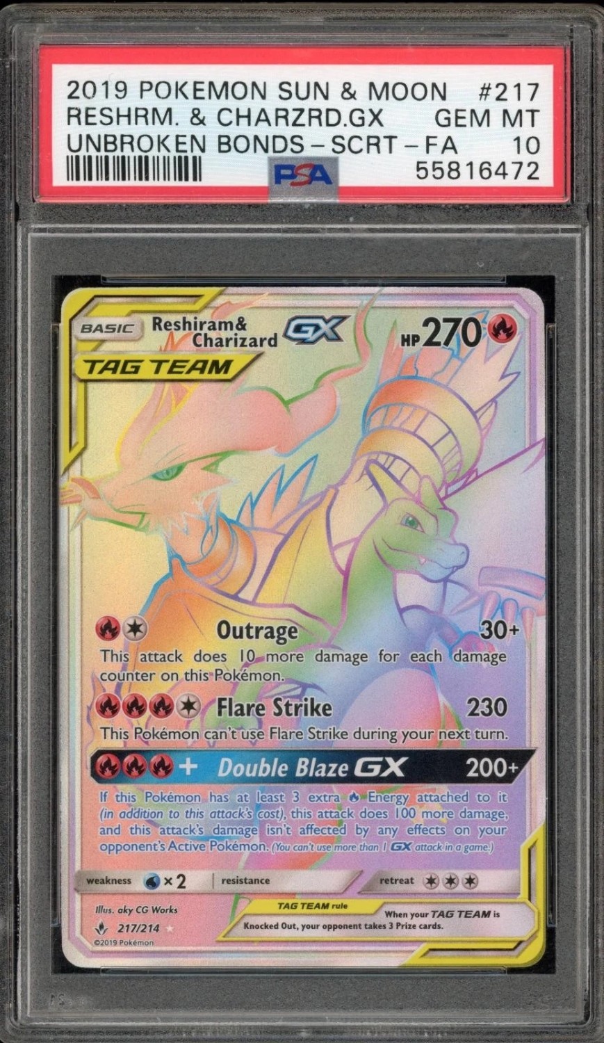 Reshiram & Charizard GX