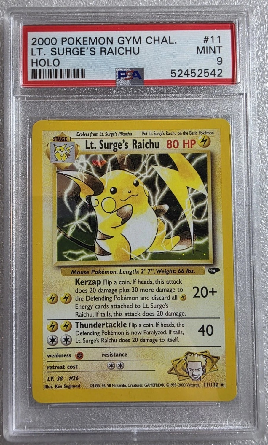 Lt. Surge's Raichu