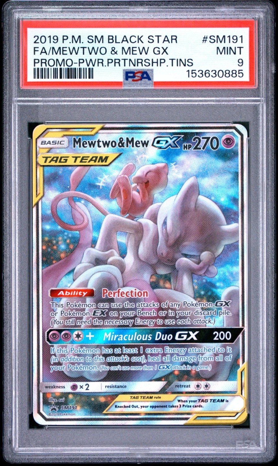 Mewtwo & Mew GX