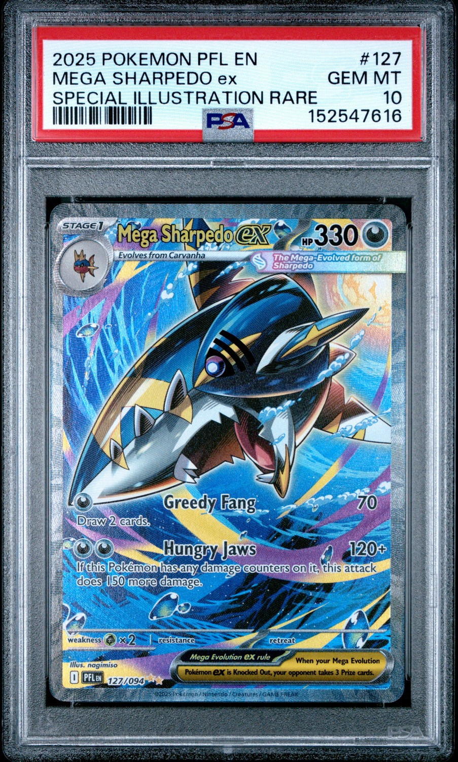MEGA SHARPEDO ex