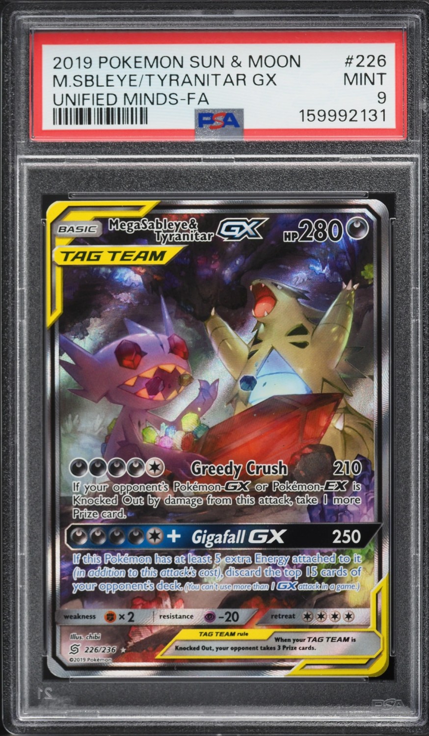 Mega Sableye & Tyranitar GX