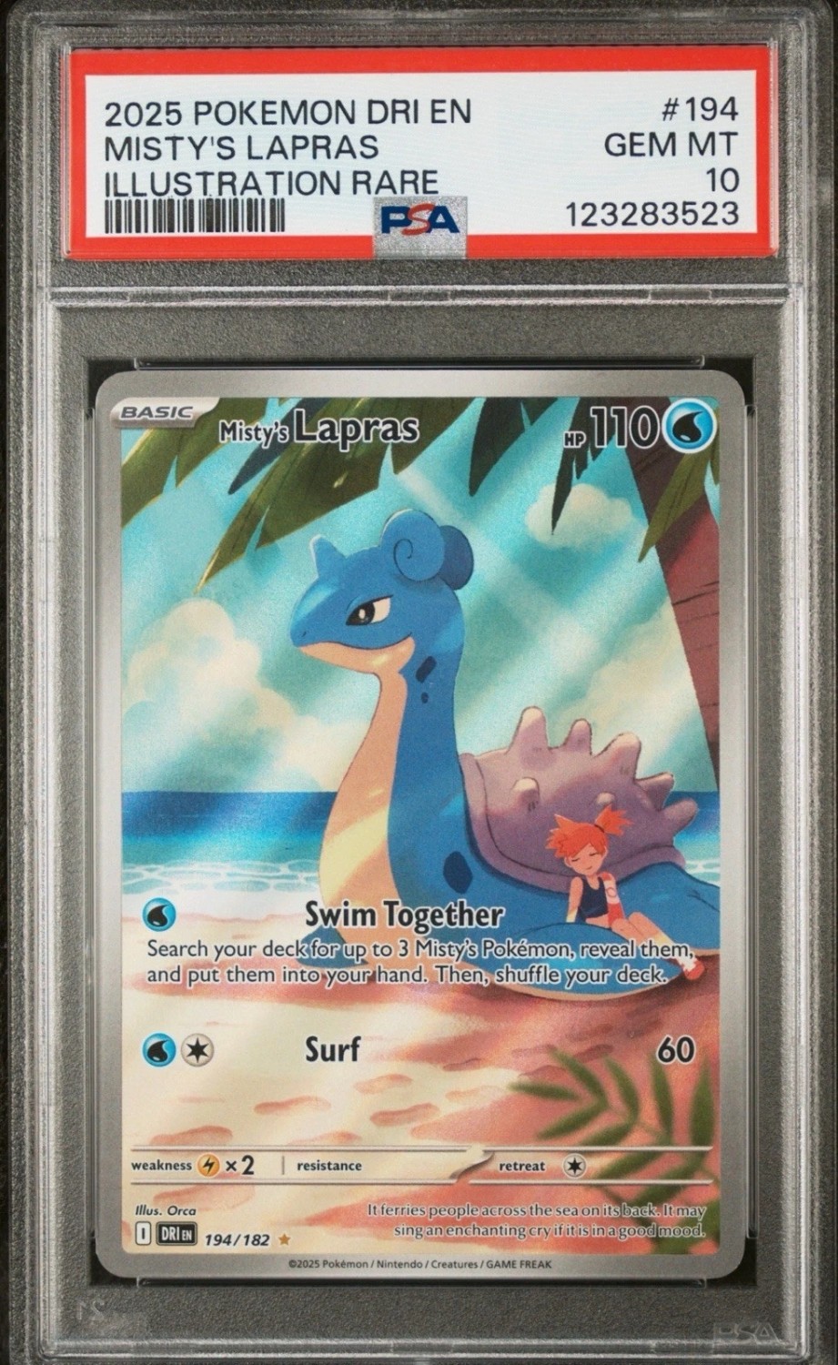 Misty's Lapras