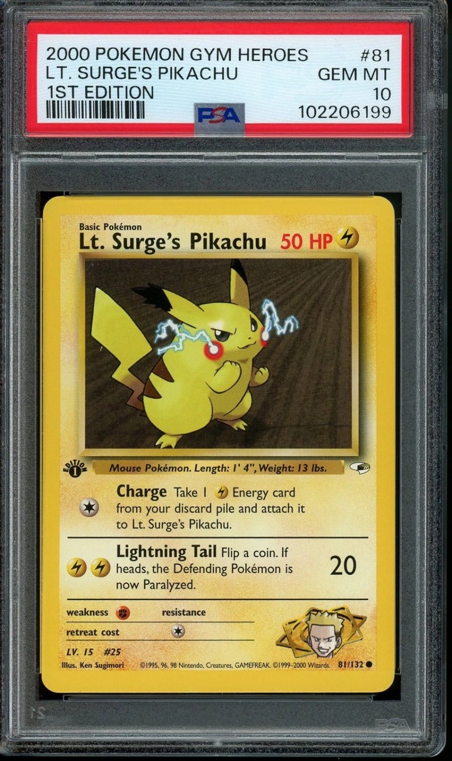 Lt. Surge's Pikachu