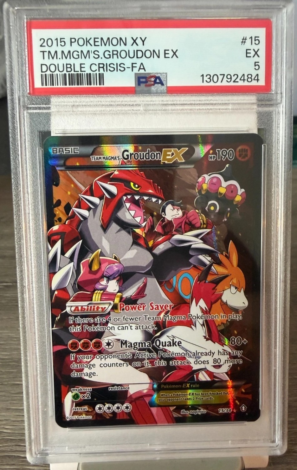 Team Magma's Groudon EX