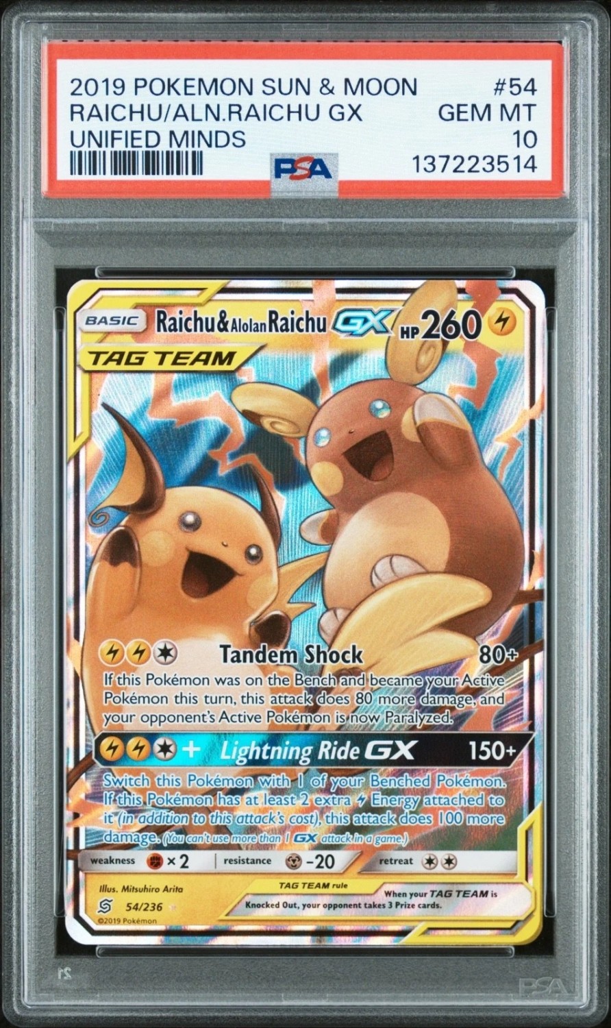 Raichu & Alolan Raichu GX