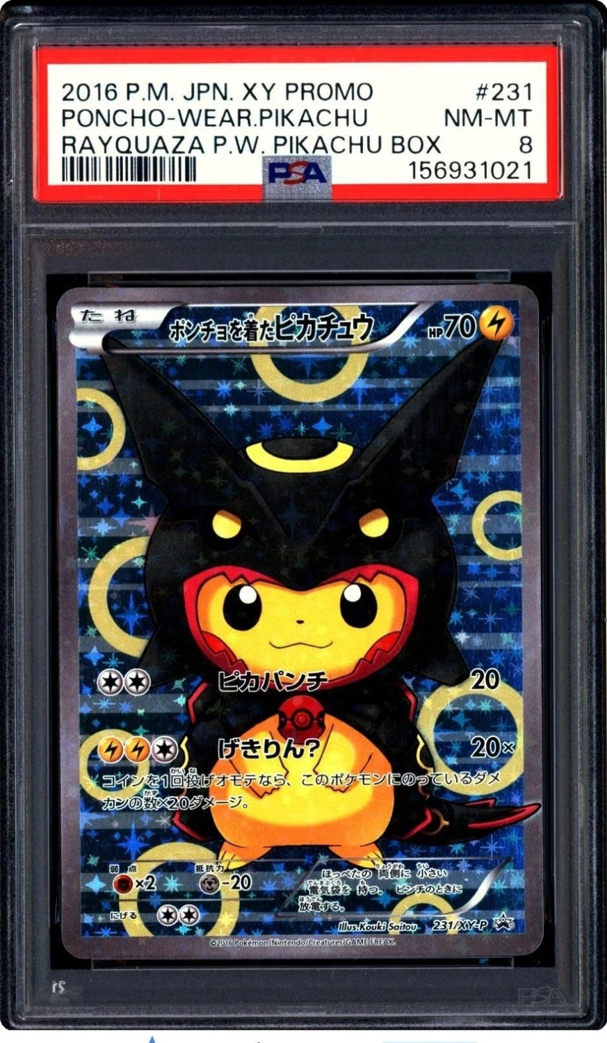 Poncho-Wearing Pikachu