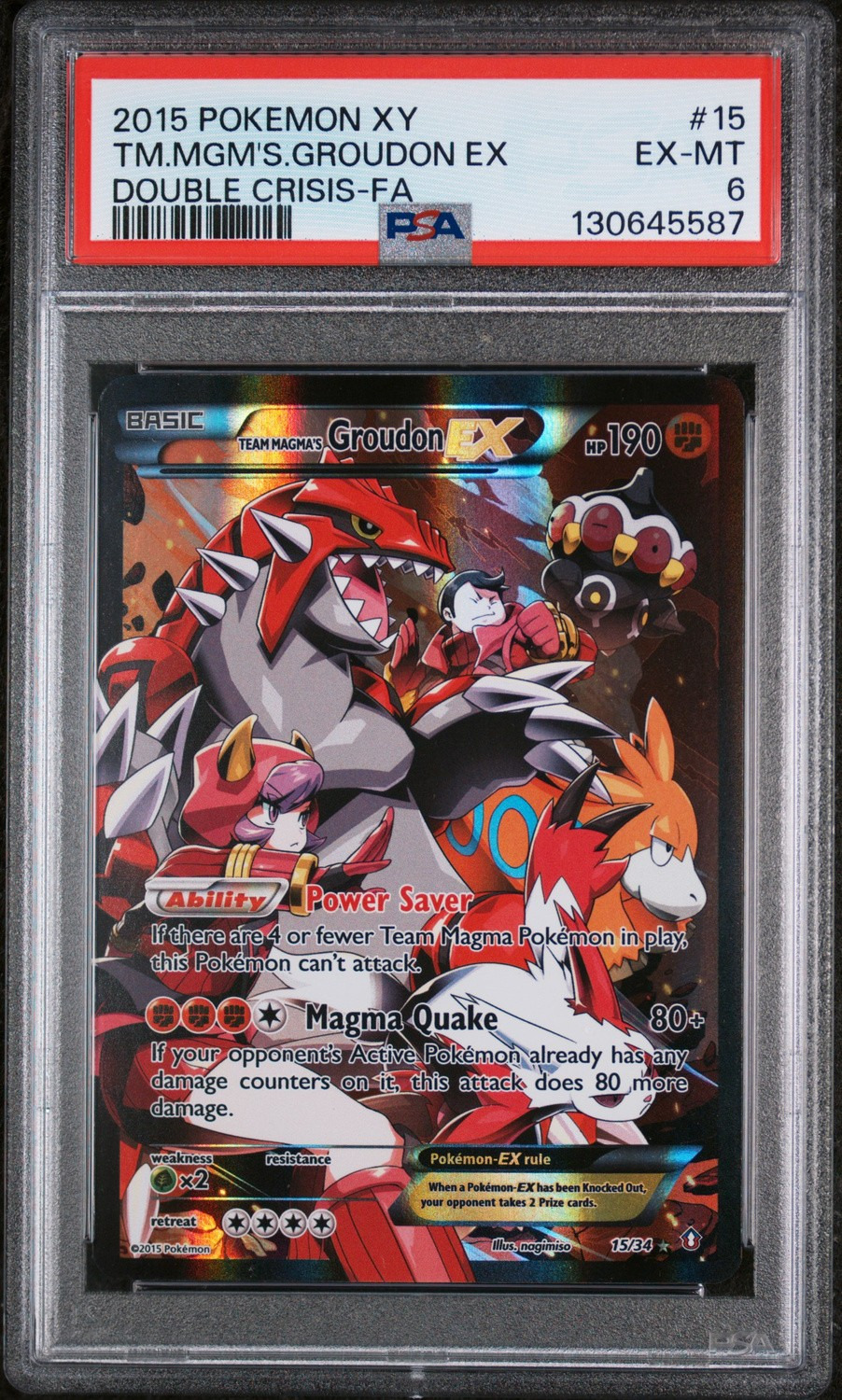 Team Magma's Groudon EX