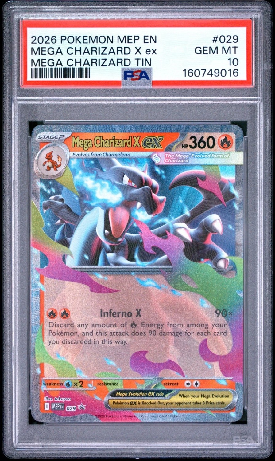 MEGA CHARIZARD X ex