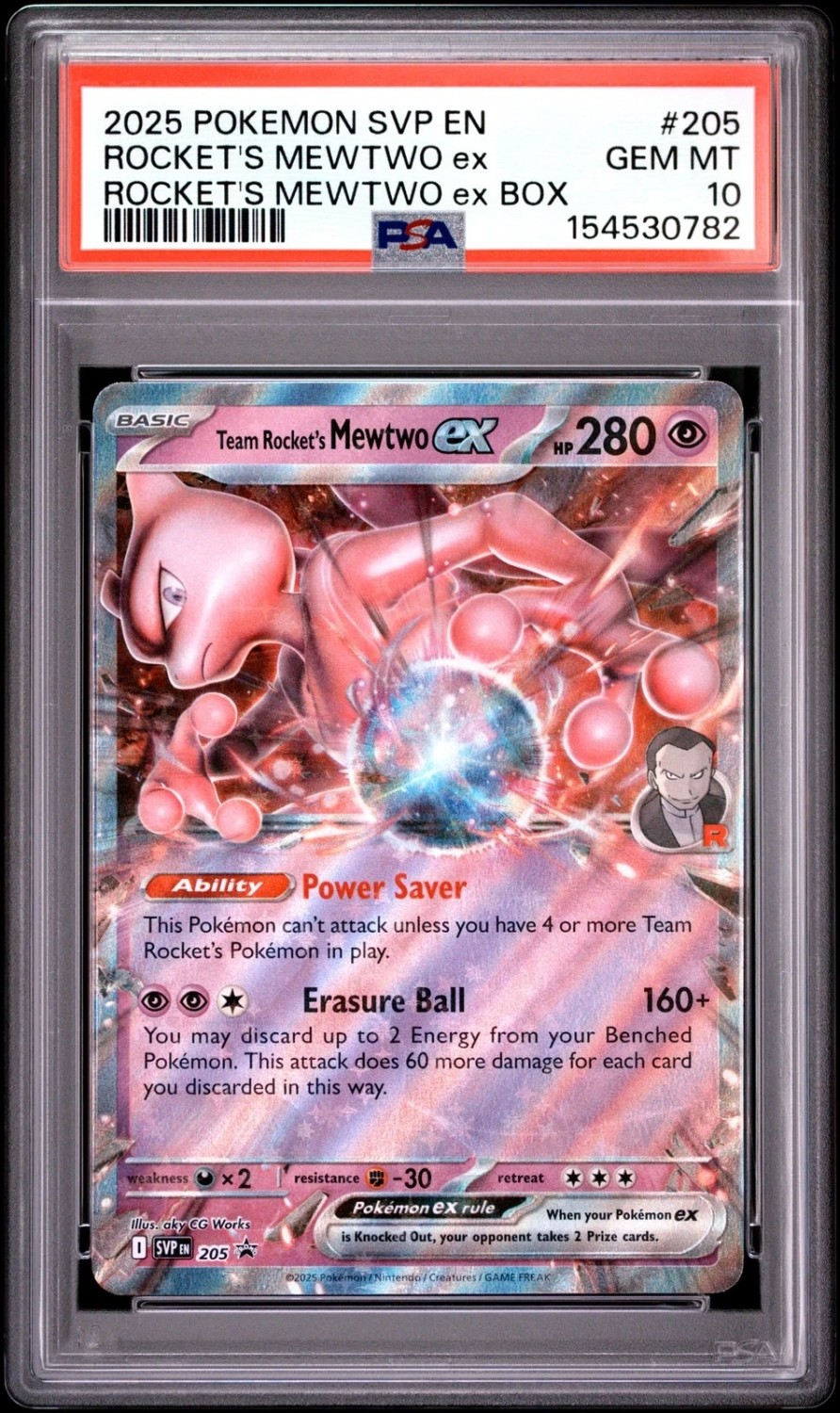 Team Rocket's Mewtwo ex