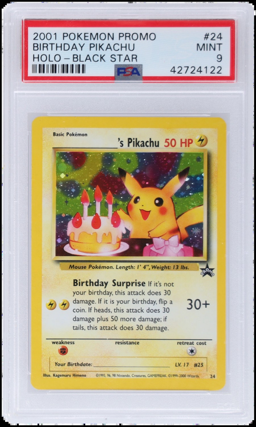 BIRTHDAY PIKACHU