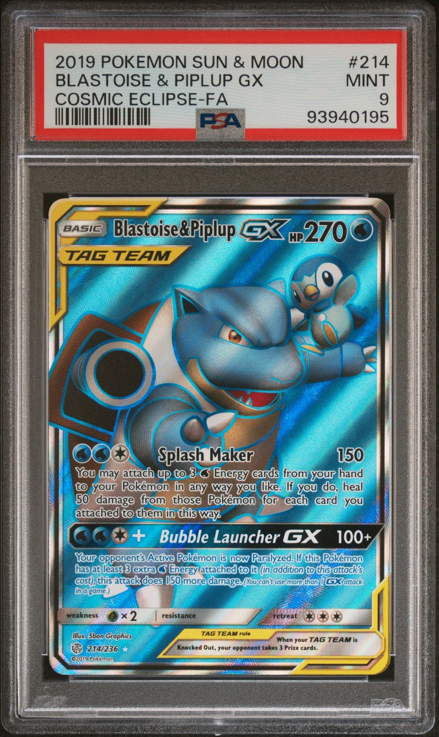 Blastoise & Piplup GX