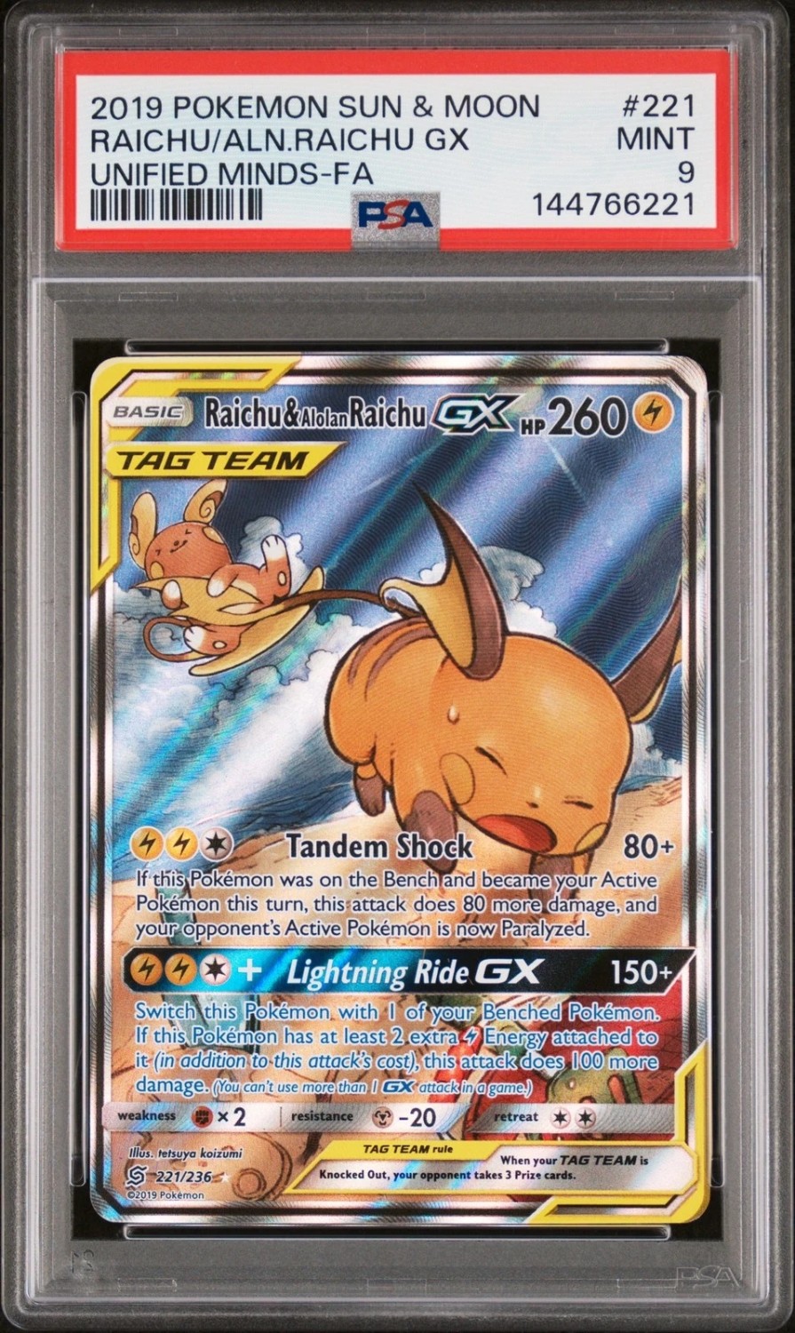Raichu & Alolan Raichu GX