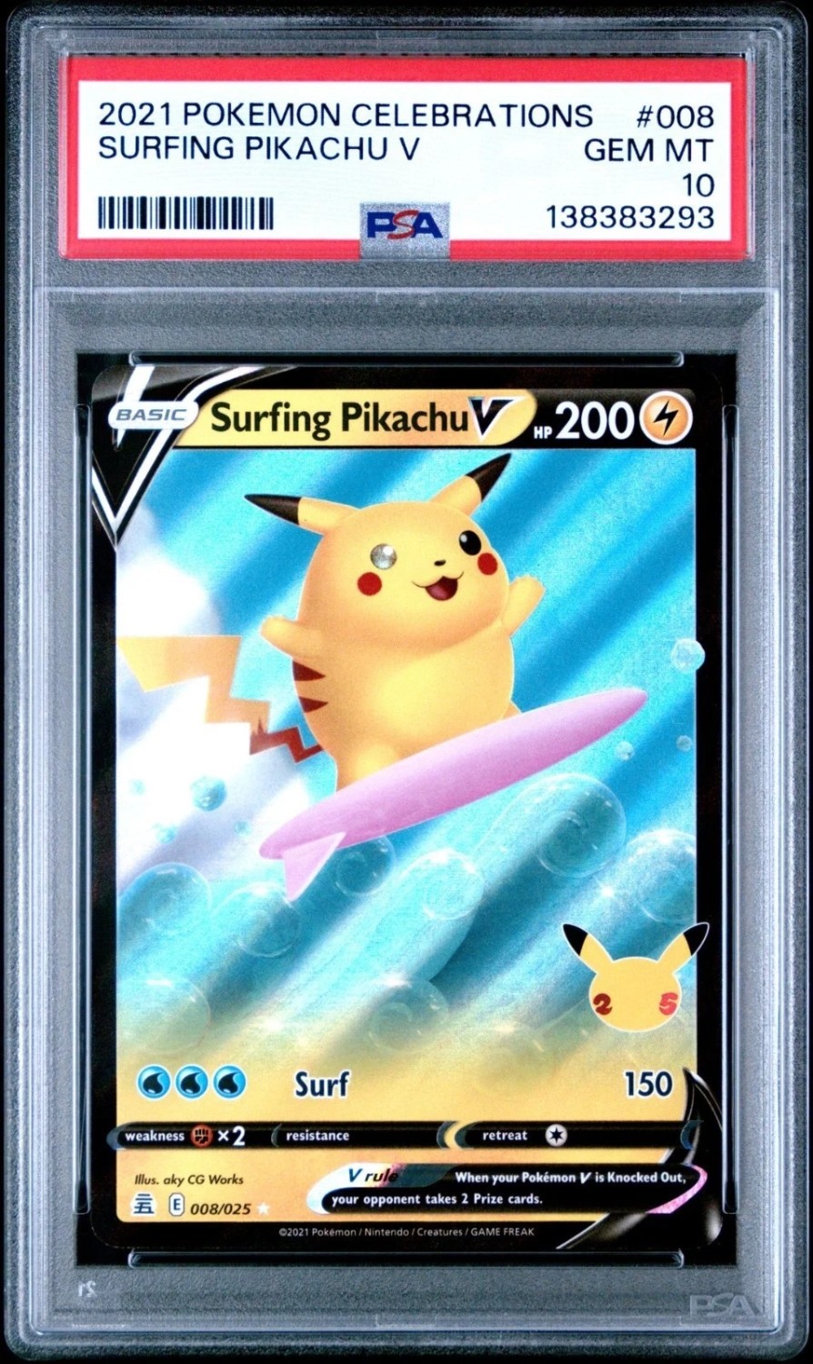 Surfing Pikachu V