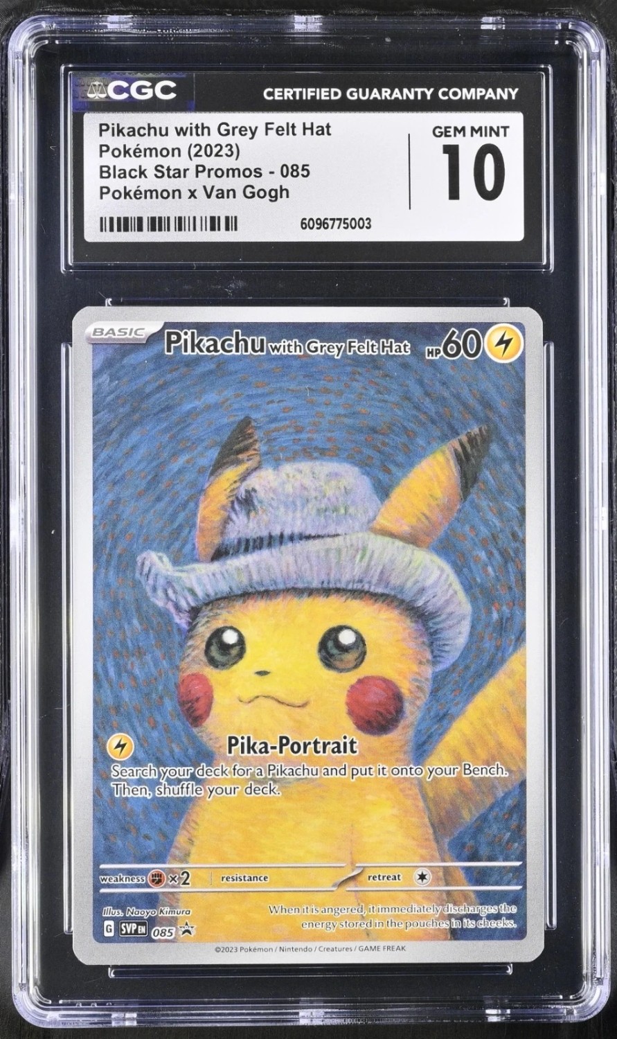 Pikachu/Grey Felt Hat