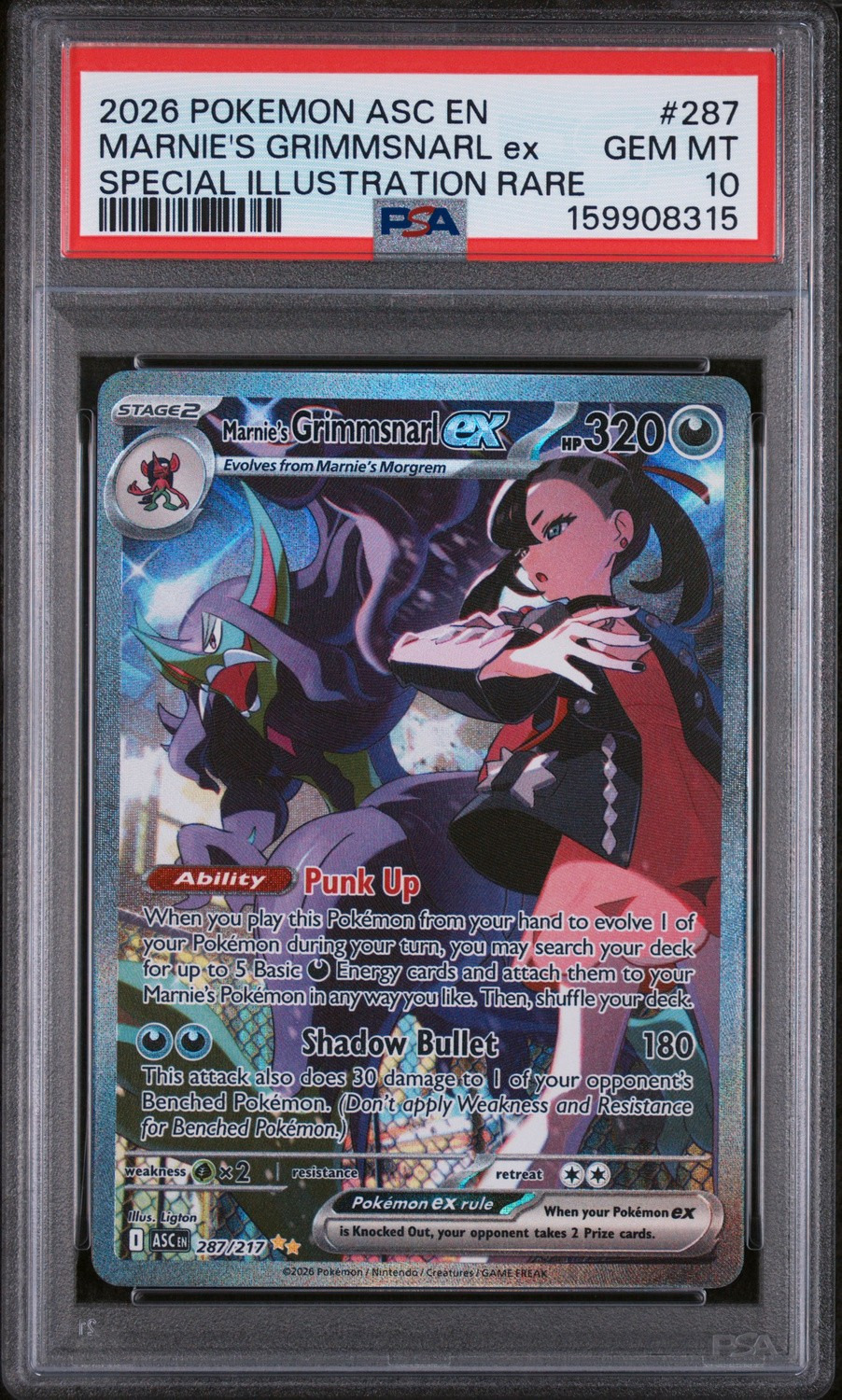 MARNIE'S GRIMMSNARL ex