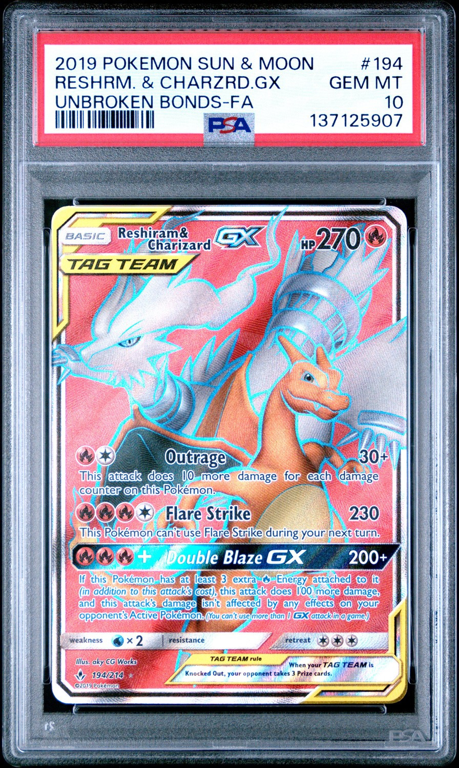 Reshiram & Charizard GX