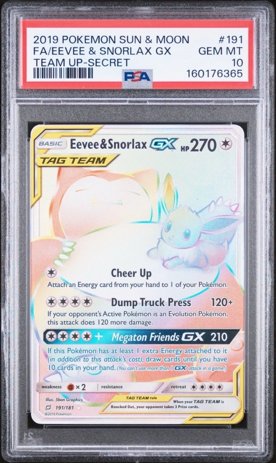 Eevee & Snorlax GX