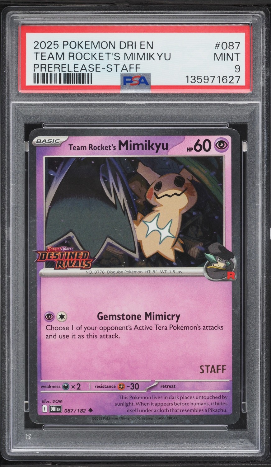 TEAM ROCKET'S MIMIKYU