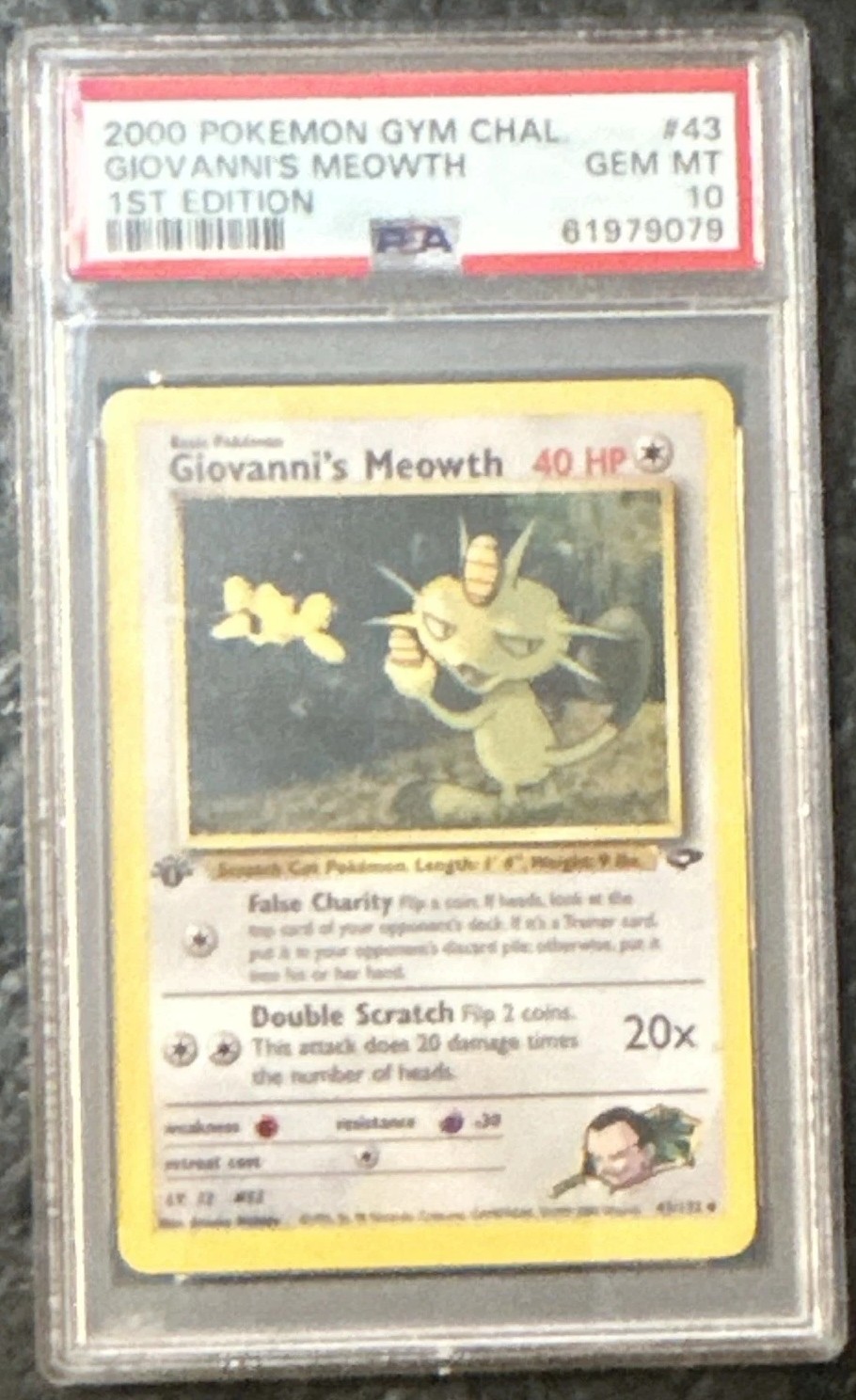 Giovanni's Meowth