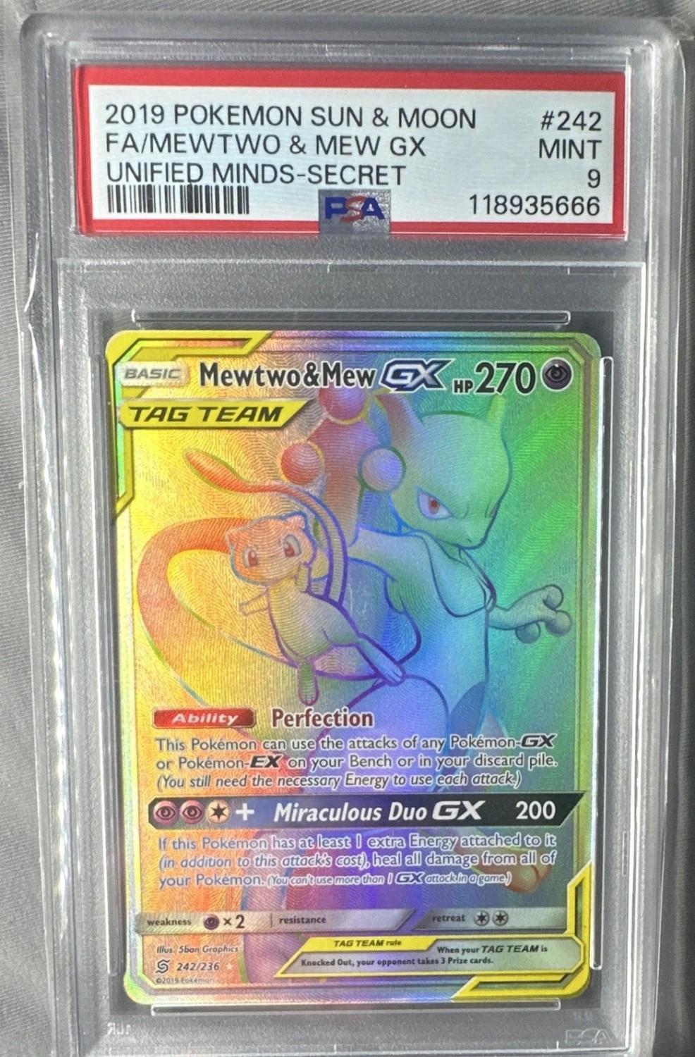 Mewtwo & Mew GX