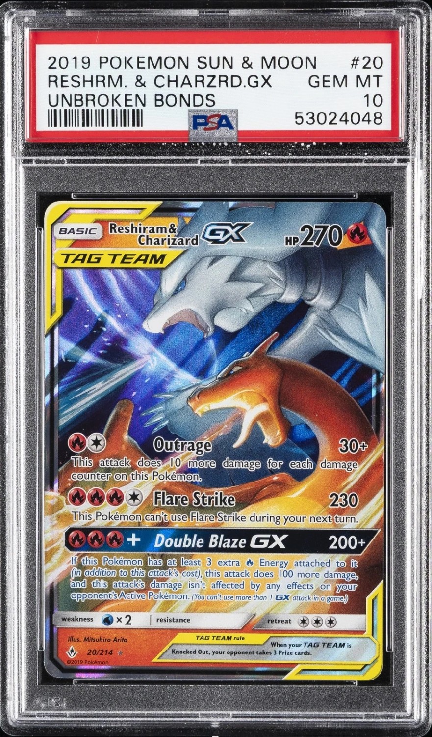 Reshiram & Charizard GX