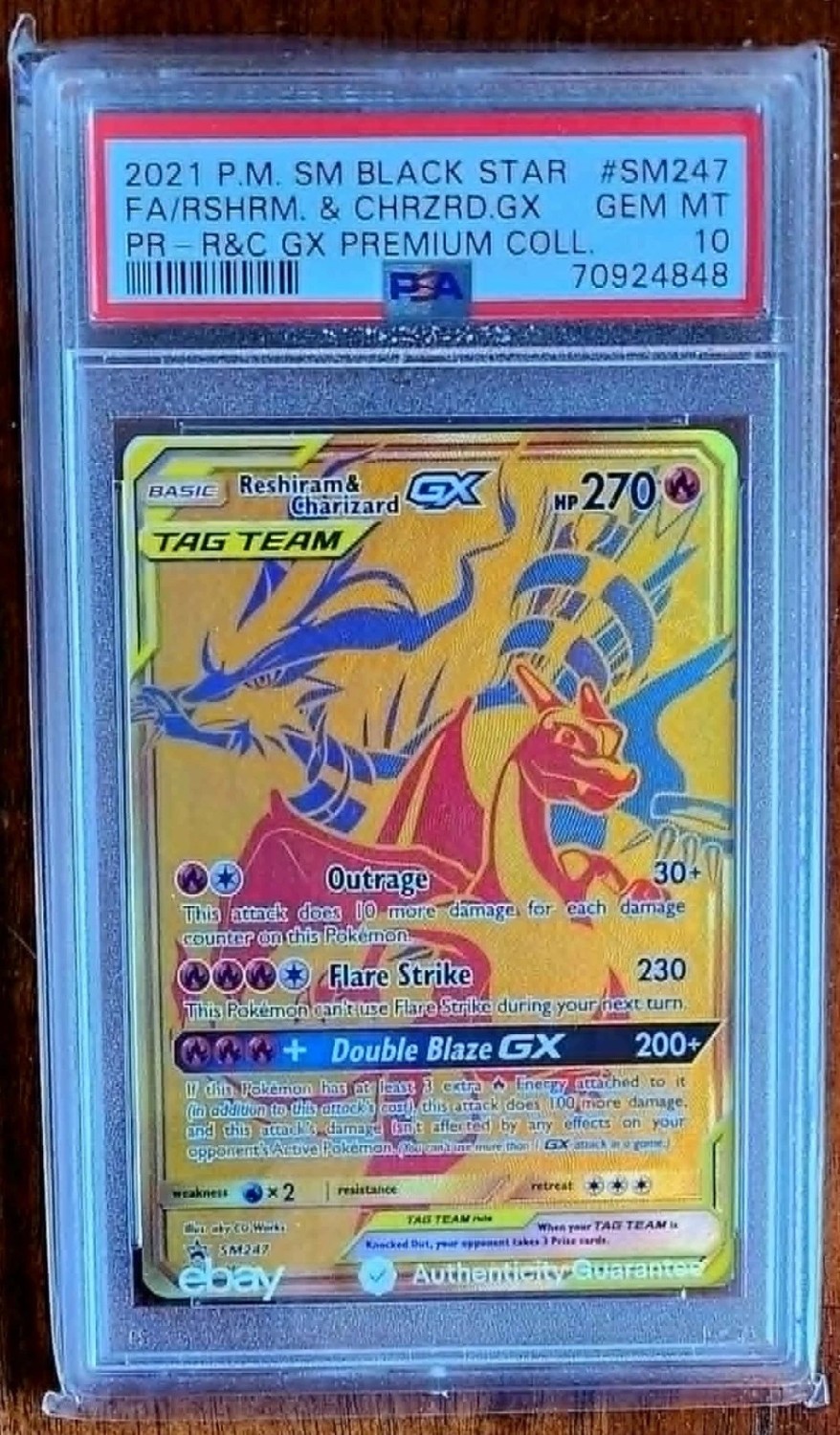 Reshiram & Charizard GX