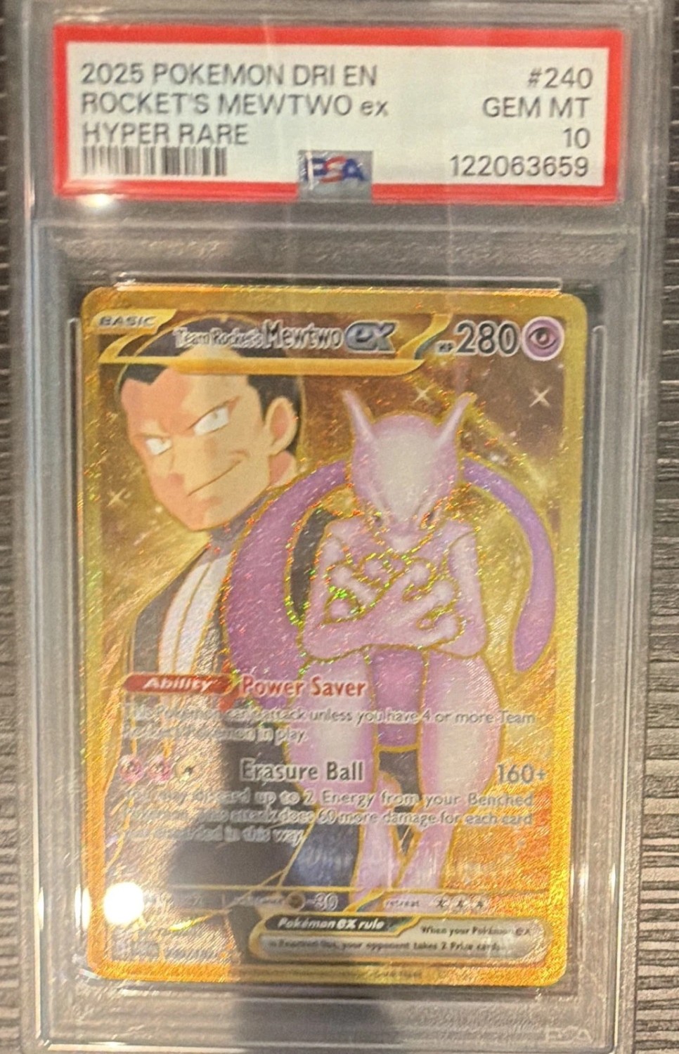 ROCKET'S MEWTWO ex